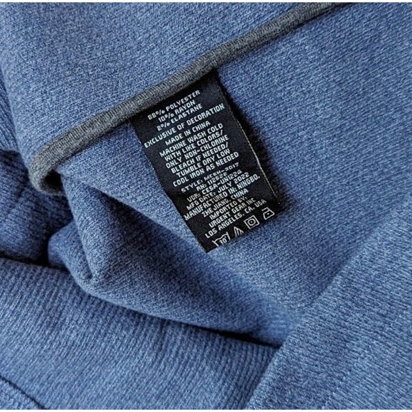 NWT Civil Society Durbin Men's Relaxed Knit Shirt Jacket Blue Size M (MSRP $119) - Picture 5 of 5